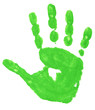 colorful hand prints