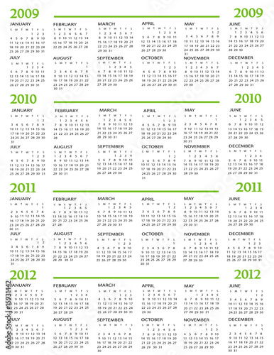 annual calendar 2012. Calendar, New Year 2009, 2010,