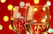 wine glasses in a romantic setting
