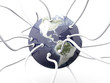 Verkabelte Welt