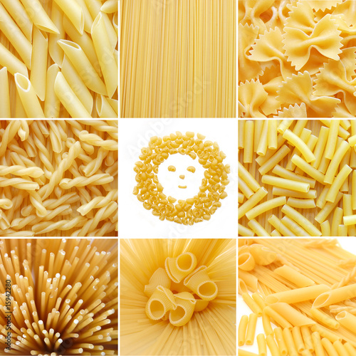  Types Baby Food on Different Kinds Of Italian Pasta  Food Collage    Vladimir Voronin