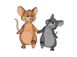 Maus, Mäuse, verliebt, paar