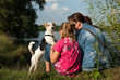 Familie mit Hund