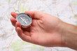 Find way with compass