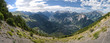 Impresionnant panorama de montagne