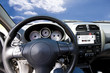 Dashboard with Electricity meter, close-up