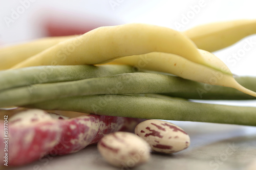 Photo: Various beans and legume, close-up Various beans and legume, close-up