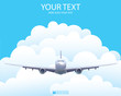 Vector aircraft in the sky