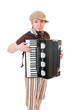Cool musician with concertina Cool musician with concertina
