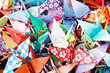 Paper birds background