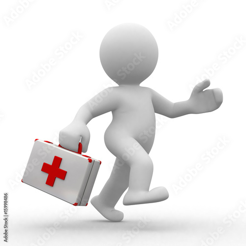 Illustration: running doctor running doctor