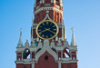 Old clock on tower (Russia, kremlin chimes)