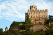 Burg Pyrmont in der Eifel in der Nähe von Roes