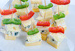 Cheese snacks with three kinds of cheese
