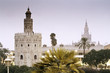 Photo: La Torre del Oro y la Giralda en Sevilla La Torre del Oro y la Giralda en Sevilla