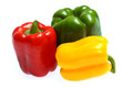 red, yellow and green peppers red, yellow and green peppers