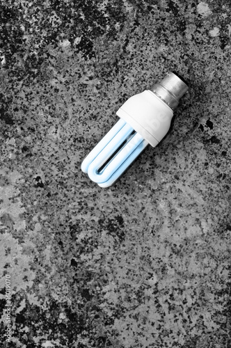 Photo: Energy saving light bulb Energy saving light bulb