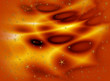 starry fiery holiday background