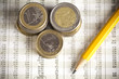 Euro coins