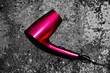 Pink hairdryer