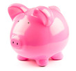 Tirelire cochon rose / Concept argent finance Tirelire cochon rose / Concept argent finance