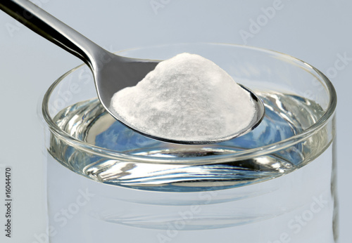 Photo: Spoon of baking soda Spoon of baking soda