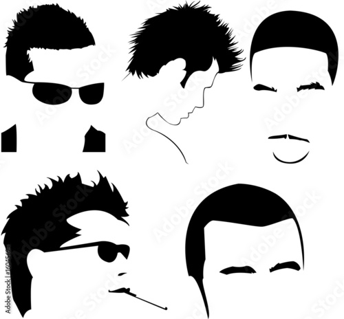 Hair Style  on Men Hair Style    Black Grey  16045694   See Portfolio