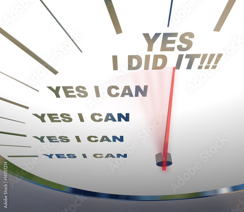 Illustration: Speedometer - Yes I Can Speedometer - Yes I Can