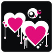 Quadro Funky, modern teenager emo illustration