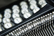 Typewriter in black Typewriter in black