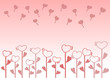 heart　flowers