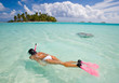 woman snorkeler