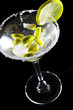 Martini with lime