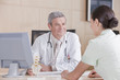Photo: male doctor and patient male doctor and patient