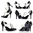 High Heels - schwarz weisse Stöckelschuhe High Heels - schwarz weisse Stöckelschuhe