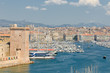 Panoramic view of Marseille and old port Panoramic view of Marseille and old port