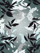 floral seamless background with elder flowers