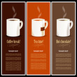 Coffee, tea and hot chocolate