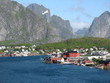 Cabanes rouges en Norvège