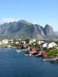 Cabanes rouges en Norvège Cabanes rouges en Norvège