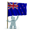 neuseeland flagge staunen