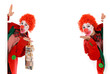 Female holiday clown Female holiday clown
