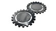 Industrial machine in motion