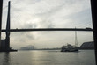 Germany, Hamburg, Koehlbrand bridge