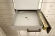 Open safety deposit box