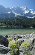 Eibsee with Zugspitze in the background, Bavaria, Germany