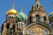 canvas print picture Eglise du saint sauveur sur le sang versé à Saint Petersbourg