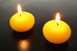 yellow candle
