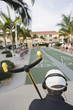 Seniors playing Shuffleboard