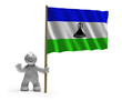 Lesotho flagge
